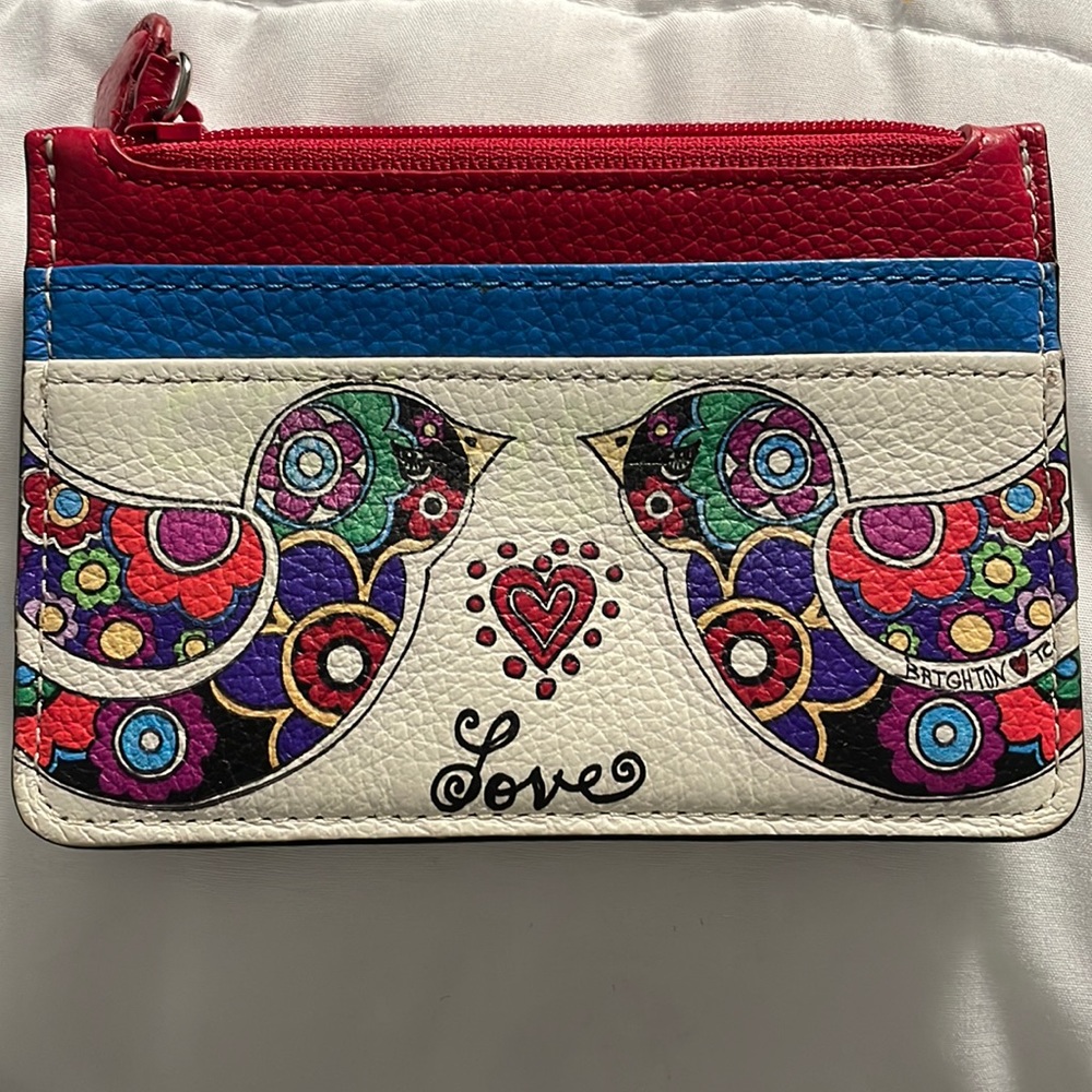 💙 Brighton LOVE Birds card/coin case ❤️ From the FASHIONISTA Collection!